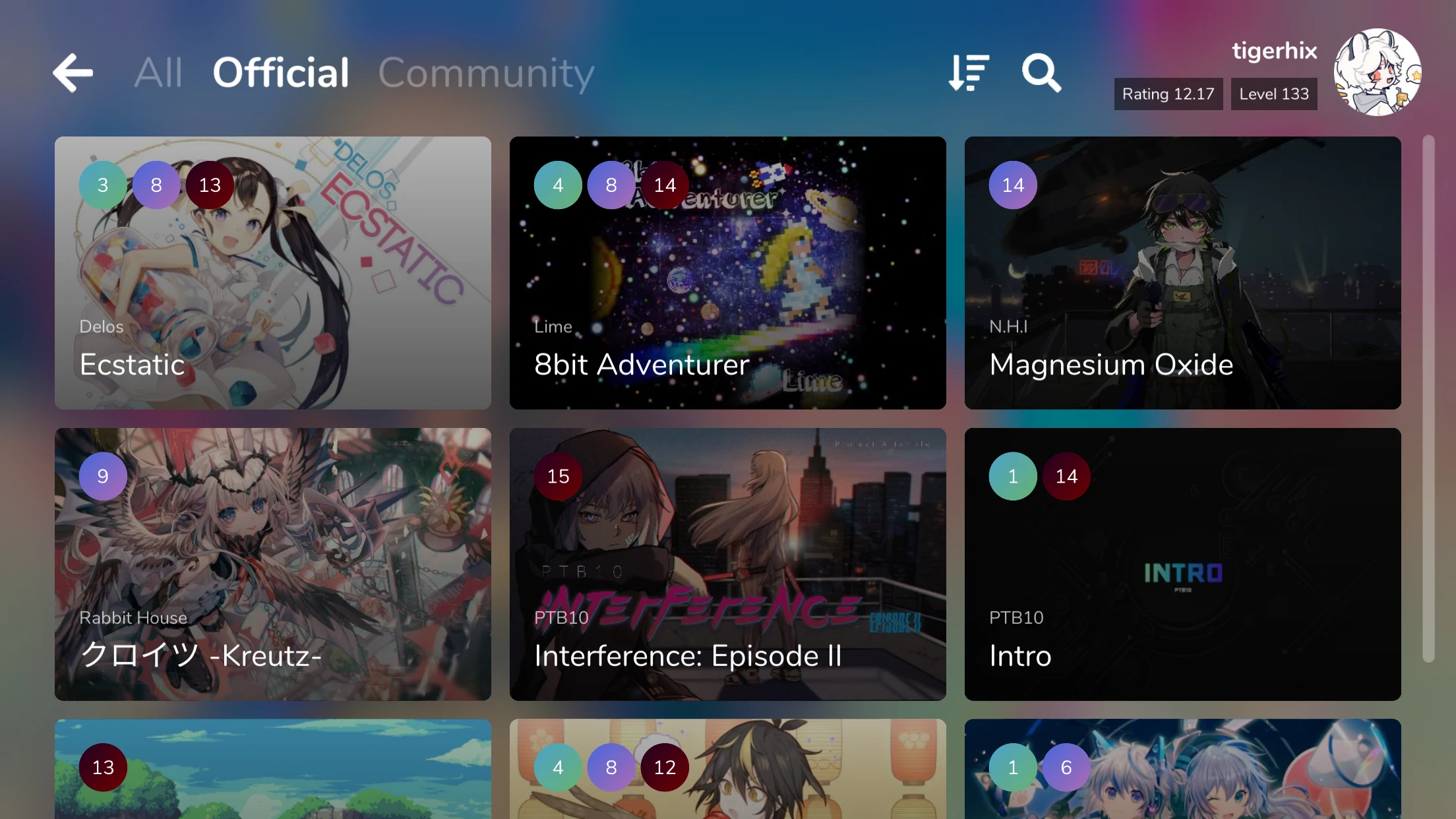 Cytoid: Community Rhythm Game screenshot