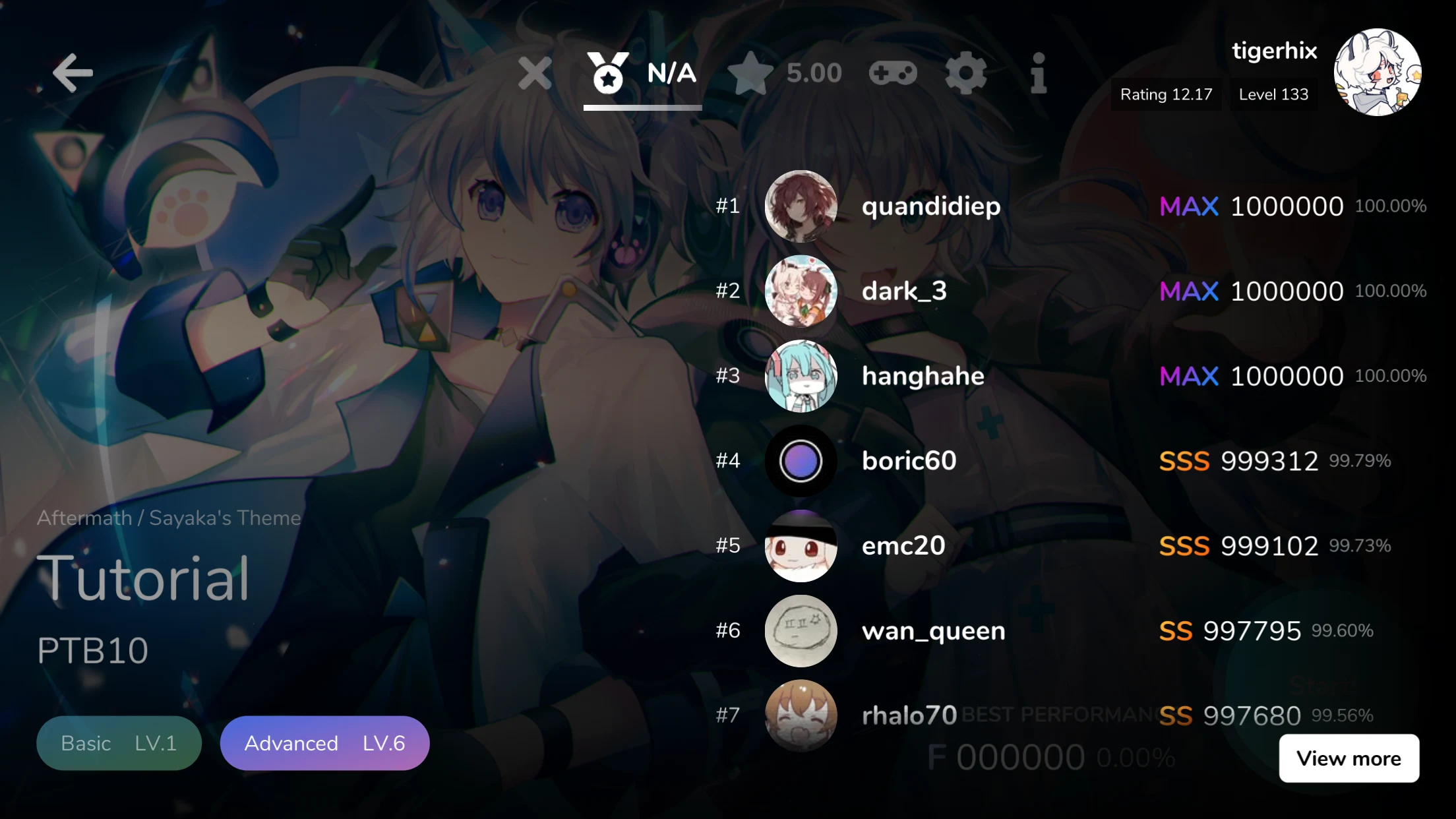Cytoid: Community Rhythm Game screenshot